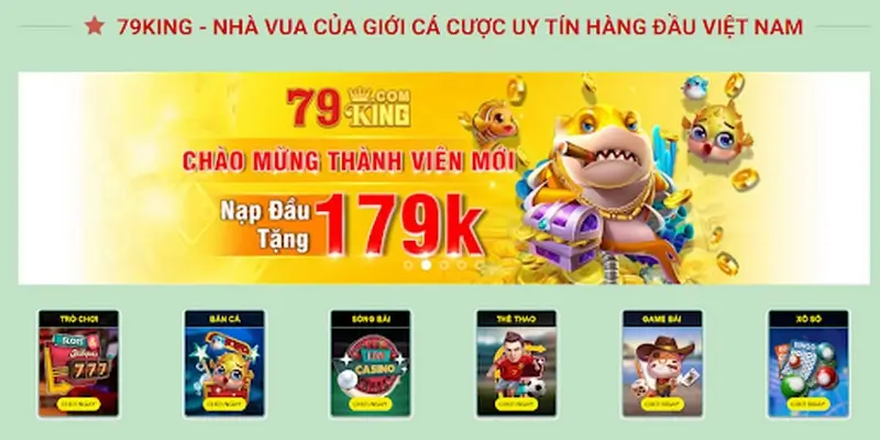 Kho game hấp dẫn khi tải app